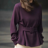 Toloer Chiffon Shirt Women 2025 New Spring Temperament T-Shirt Fashion Fashion Fashion High-End Feel French
