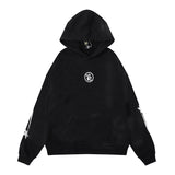 High Street Ins Minority Retro Print Letters Loose Hooded Sweaters For Men And Women In Autumn And Winter-Outfit