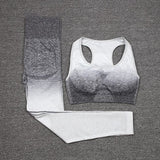 Set Sport Wear Women Gym Workout Fitness Clothing Female Sport Suit High Waist Legging Sports Bra