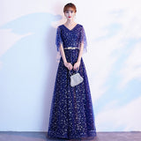 New Banquet Evening Dress Dress Fairy Faire Temperament Long Student Choir Performance
