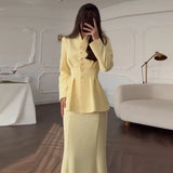 New Women's Elegant Self-Cultivation Temperament Waist Long Sleeve