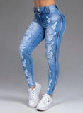 Jeans for Women High Waist Pants Streetwear Summer Casual Sexy Woman Washed Denim Skinny Jean