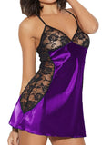 Satin Lace Straps Nightdress