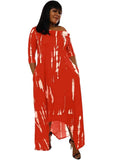 Casual Print Irregular Long