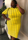 Printed Casual O-Neck Short Sleeves Loose Plus Size Casual
