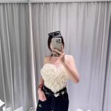 New French Pure-Hearted Unkempt Sling Vest Short