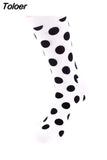 Classic Colorful Dot Printed Happy Socks Men Casual Combed Cotton Harajuku Socks Funny Crew Socks For
