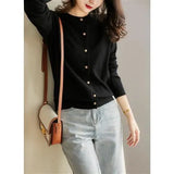 Oversize Womens Sweaters Autumn Vintage Cardigans Loose Winter Sweater Knitted Plus Size Women Cardigan Knit Button