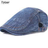 Letters Embroidery Men Flat Top Berets Outdoor Sunshade Newsboy Hats Business Hat Trucker Hat Sun Hat Painter Hats
