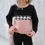 V-Neck Solid-Colored Open-Shirt Autumn And Winter Lazy Lantern Sleeve Loose Single-Caught Sweater Coat