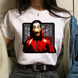 The House of Paper T Shirt New Money Heist Women La Casa De Papel Tshirt Funny Top Tee Fashion Female Clothes