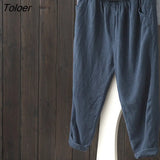 Cotton Linen Pants For Women Vintage Spring Autumn New Loose Casual Pants Women Long Pants Fashion Harem Pant