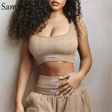 2021 Summer Knitted Women Tracksuit Skinny Two Piece Set Print Letter White Tops And Long Joggers Pants Suit 2 Piece