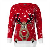 Casual Casing Christmas Sweater Autumn And Winter Men And Women Universal Elk Knitted Ugly