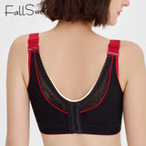 Push Up Bra Front Closure Sexy Lingerie Plus Size Deep V Brassiere Plunge Underwear Women Lace