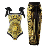 Toloer One-Piece Bikini Suit Women's Bikini Three-Piece
