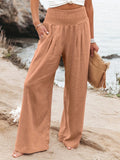 New Spring Women's Casual Cotton Lint Comfortable Mid-Rise Trousers