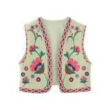 New Embroidery Cardigan Fashion Vest 6895023-Outfit