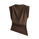 Women's New Fashion Folding Decorative Shoulderless