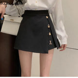 Ropa Mujer Two Piece Sets Womens Outifits Puff Sleeve White Shirts Tops High Waist Split Skirt Suit Y2k Clothes Fashion