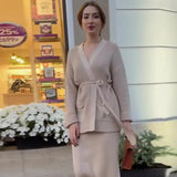 Autumn New Women's Pure Color Temperament With A Stylish Dress