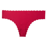 Lady One-Thick Thread Wave Side Cotton Crotch Low-Waist Bikini Trousers