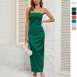 Women's Solid-Colored Tight-Back-Sined