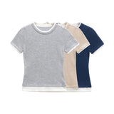 Homemade New Women's Classic Fashion Double T-Shirt