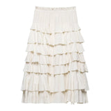 Women's Dress 2025 New Cake Skirt In The Long Half Dress Woman