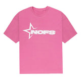 Year's New Short-Sleeved Shirt For Men And Women's Trend Card Street Hip-Hop Punk Letter Printed T-Shirt Shorts-Outfit