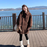 And Winter Imitation Fox Thick Long Suit Collar Imitation Fur Coat In The Long Plush Fur