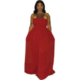 Jumpsuit Women Solid One Piece Outfit Clothing Sexy Off Shoulder Sleeveless Summer Casual Bodysuit Wholesale