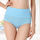 Women Tummy Control Panties High Waist Cotton Briefs M to XXL Comfortable