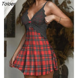 Woman Patchwork Loungewear Mini V-Neck Spaghetti Strap Guipure Lace Satin Floral Print Nightgown