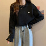 Sweater Woman 2025 Spring And Autumn New Design High-Waisted Suzu Outside Wear Knitting