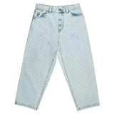 Y2K Big Boy Jeans Original Hip-Hop Embroidered Loose Jeans Street High-Outfit