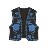 New Embroidery Cardigan Fashion Vest 6895023-Outfit