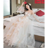 Sky Evening Dress Women's 2025 New Banquet Temperament Skinny And Elegant Host Chorus Performance Long