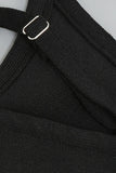 Fringe Asymmetrical Neck Bandage