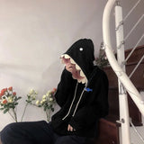 QWEEK Kawaii Shark Sweatshirt Women Cute Hoodies Clothes Cotton Long Sleeve Winter Pullover Korean 2021 Fashion Alt Clothes