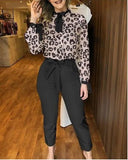 crop top & high waisted pants & hooded jacket casual female set 3 piece clothing set sleeve style collar