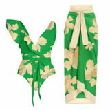 Toloer One-Piece Bikini Suit Women's Bikini Three-Piece