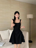 Hepburn Temperament Dress Small White Dress Woman Early Spring Superior Feeling Pure Desire To Collect Waist Lettering Hanging