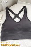 2023 Summer Women Cross Halter Crop Tops Knitted Sexy Camis Tank Top Female Bare Midriff Underwear Tops