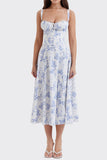 Women's Temperament Floral Lace With Short Lotus Leaf Side Holiday
