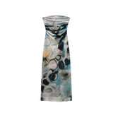 Autumn And Winter Women's Wear New Printed Silk Mesh Breast Dress 840587-Outfit