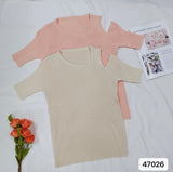 Summer New Korean Version Of The Slimmed Inside The Bottom T-Shirt Sexy Hollow Individual Knitted