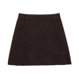 Buckle Knitted Jacket Stew Half Skirt In Autumn And