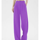 Pants Women Spring And Autumn 2025 New High Waist Hanging Feeling Loose Straight Broad Leg Pants Trousers Casual