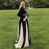 Autumn New Women's Fashion Hit Color To Receive The Waist Swing